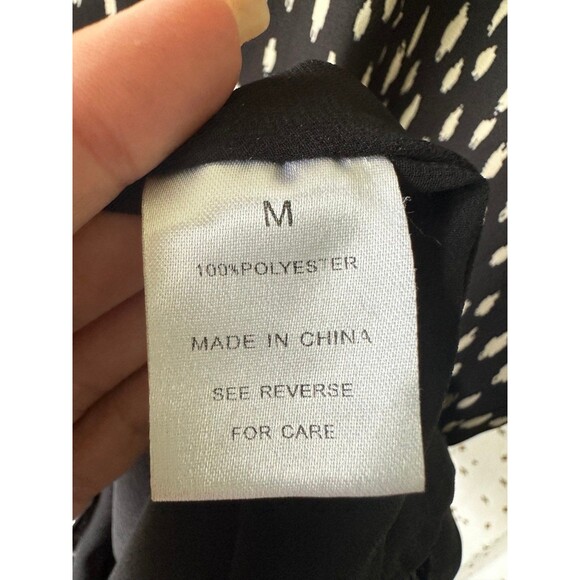 Wishlist Women's Paintbrush Polka Dot Button Front Side Pocket Playsuit Romper M - Picture 7 of 8